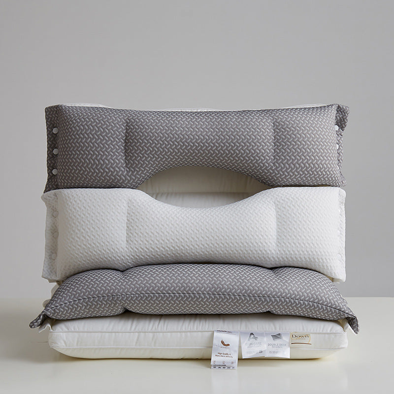 Double Layer Cervical Support Pillow
