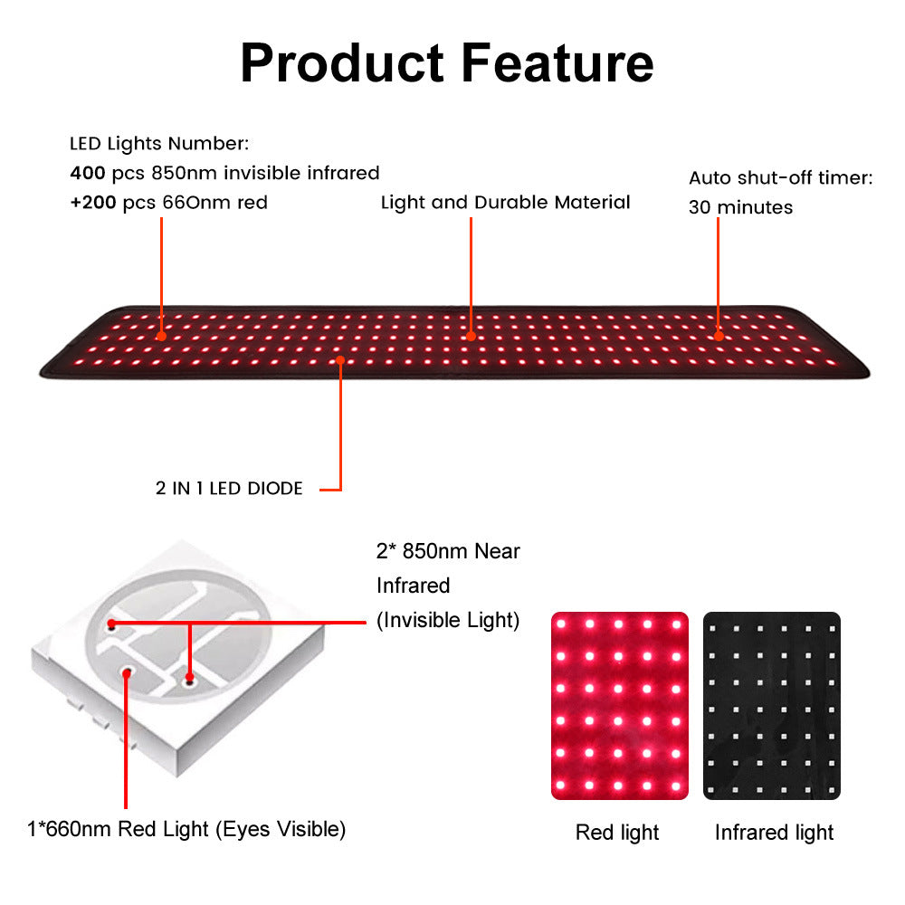 Infrared Red Light Therapy Belt
