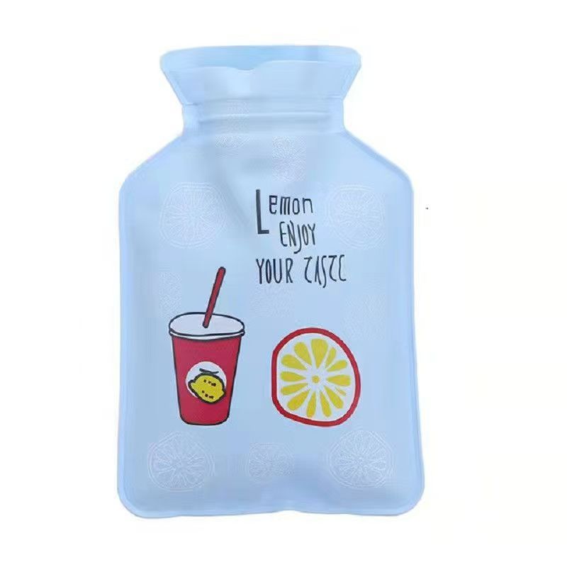 Pvc Pearlescent Small Hot Water Bottle New Model Mini Water-Filled Hot Water Hand Warmer Cartoon Hot Water Hand Warmer Warm Baby Warmer - image 5