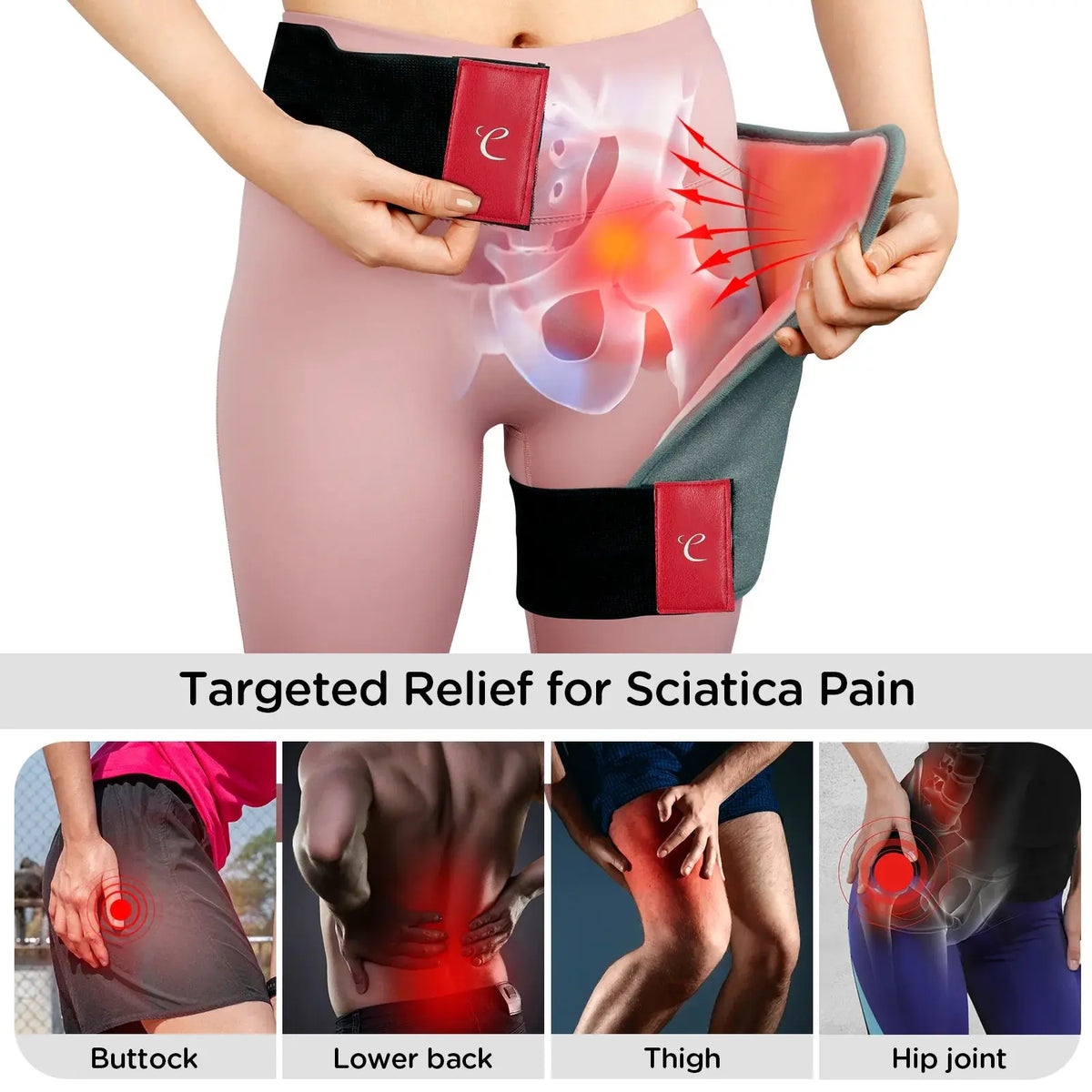 Wearable Heating Pad For Hip Sciatica