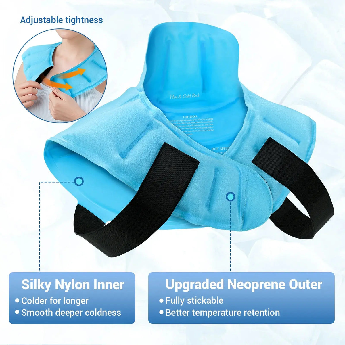Hot and Cold Gel Pack Wrap For Neck & Shoulder