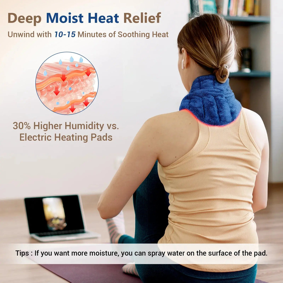 Microwavable Heating Pad For Neck