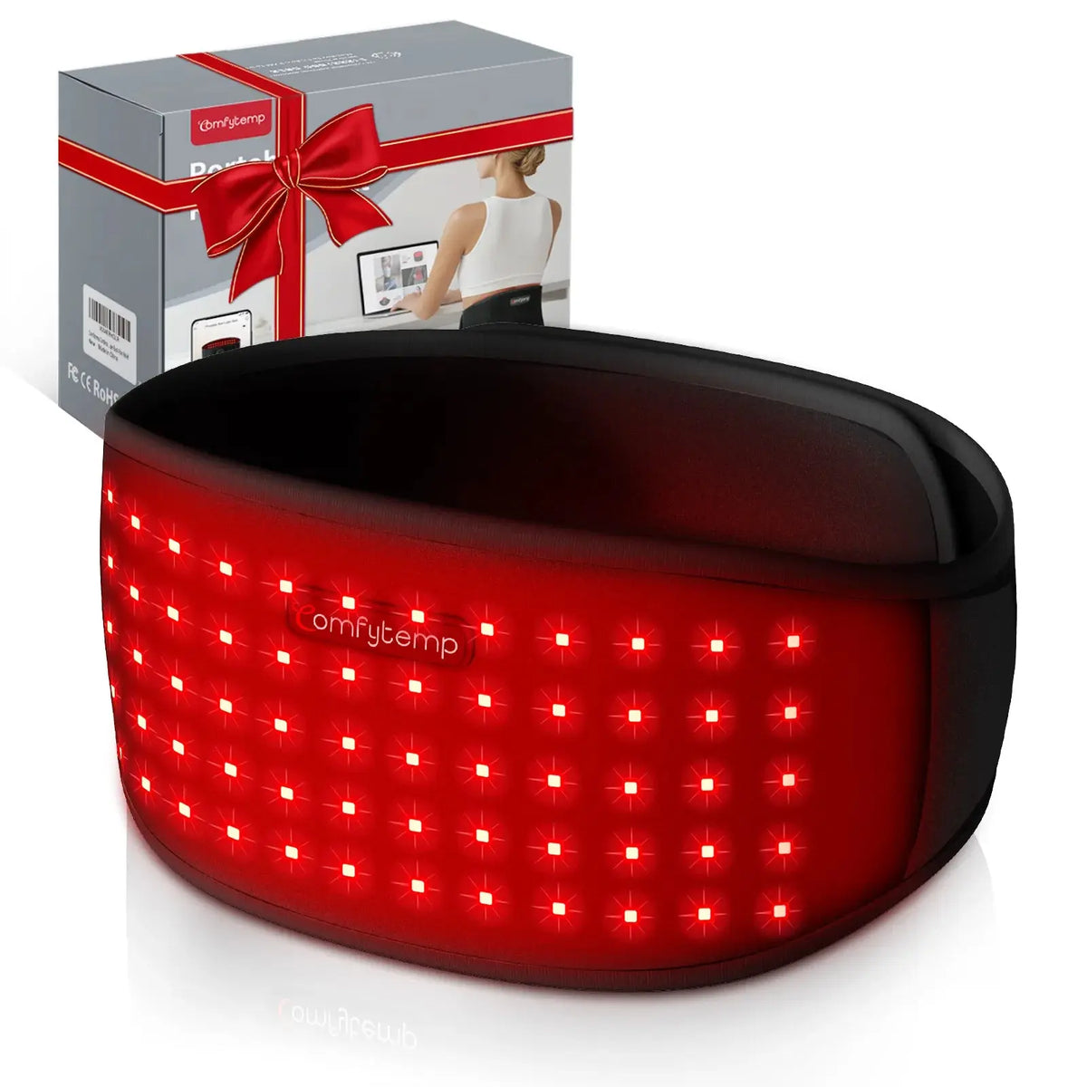 Portable Red Light Therapy Belt for Lower Back