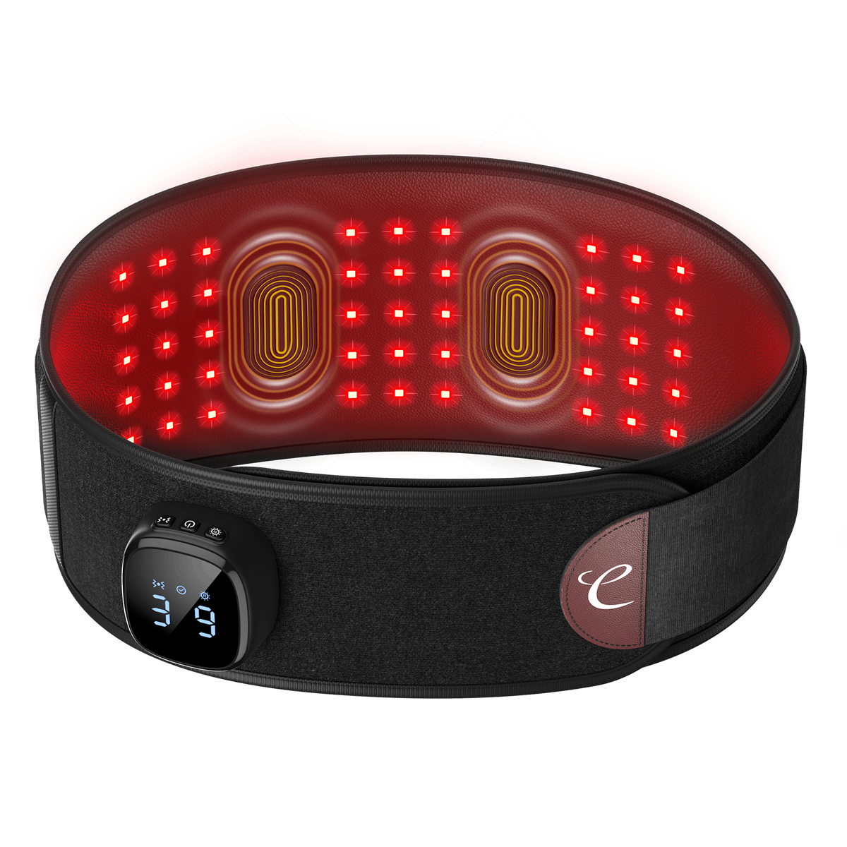 Red Light Therapy Massage Belt with Vibration 660nm & 850nm