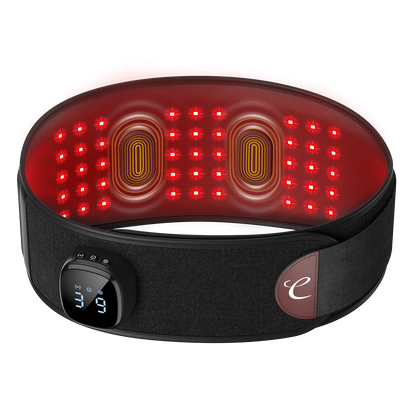 Red Light Therapy Massage Belt with Vibration 660nm & 850nm