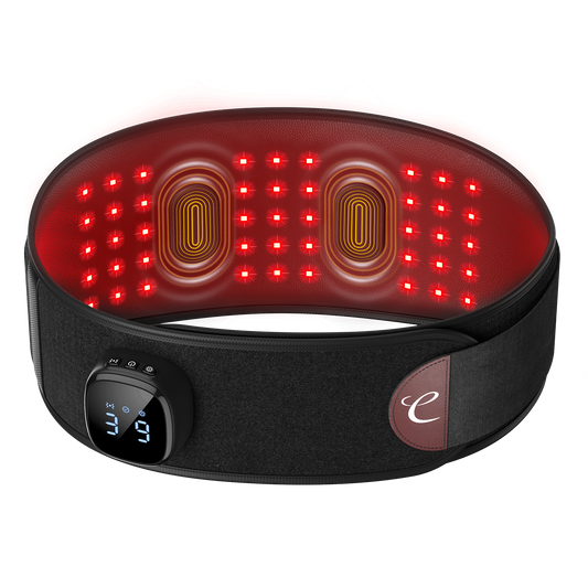 Red Light Therapy Massage Belt with Vibration 660nm & 850nm