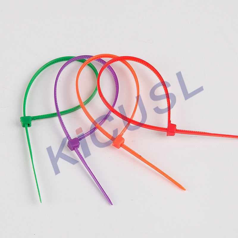 Factory direct spot wholesale heat-resistant plastic cable tie with self-locking packing belt 3x 150 nylon cable tie - image 2