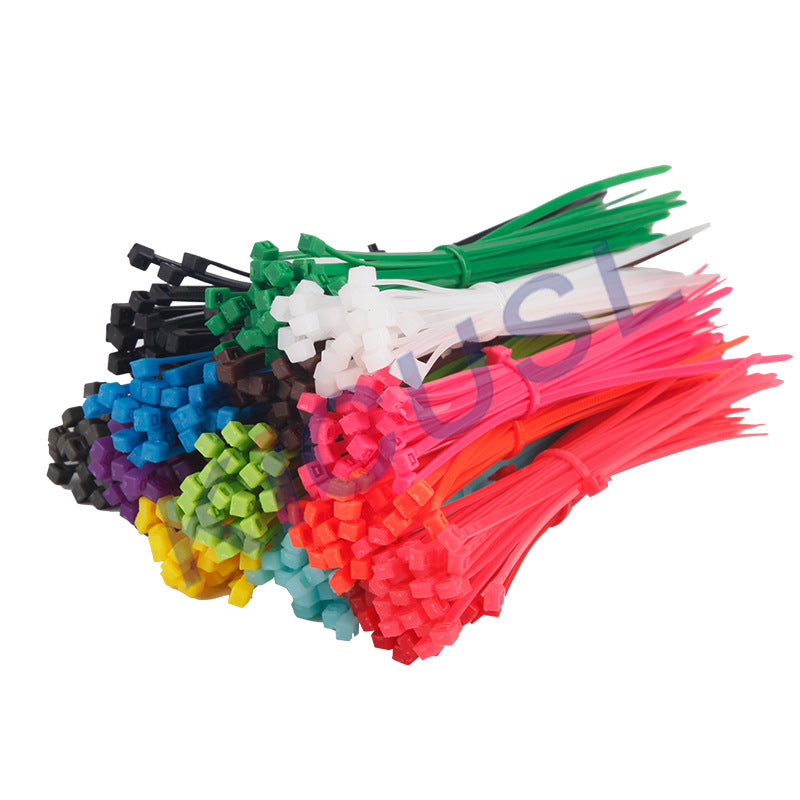 Factory direct spot wholesale heat-resistant plastic cable tie with self-locking packing belt 3x 150 nylon cable tie - image 5