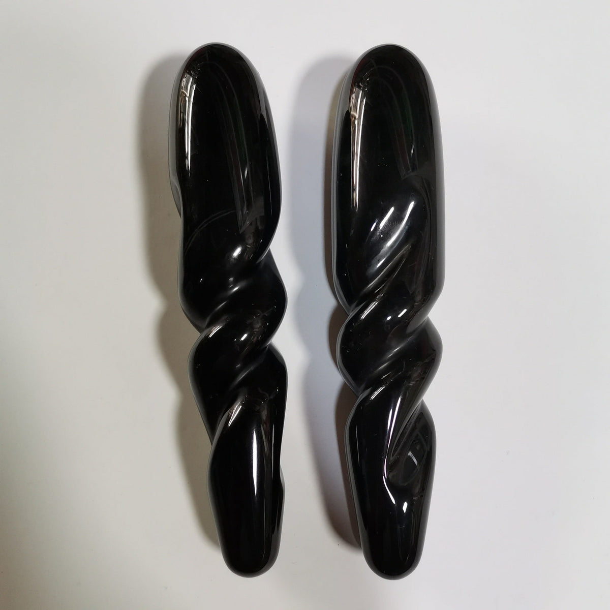 Natural Obsidian Polished Massage Stick For Acupressure And Point Stimulation