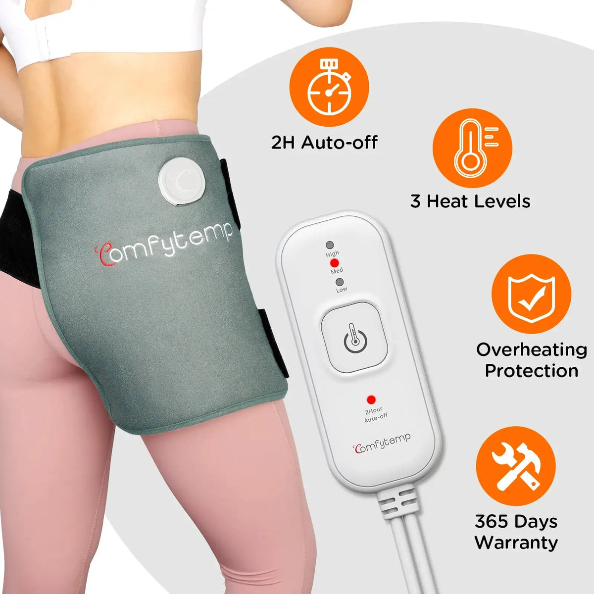 Wearable Heating Pad For Hip Sciatica