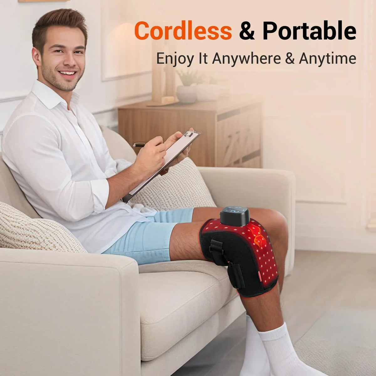 Portable Red Light Therapy Wrap for Knee