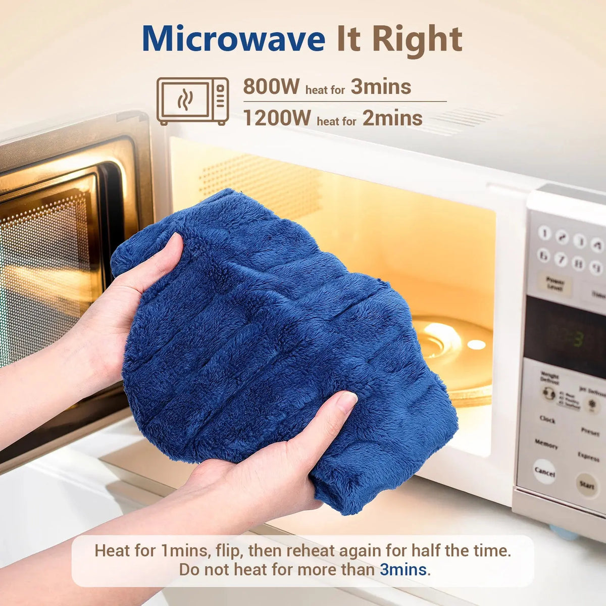 Microwavable Heating Pad For Neck