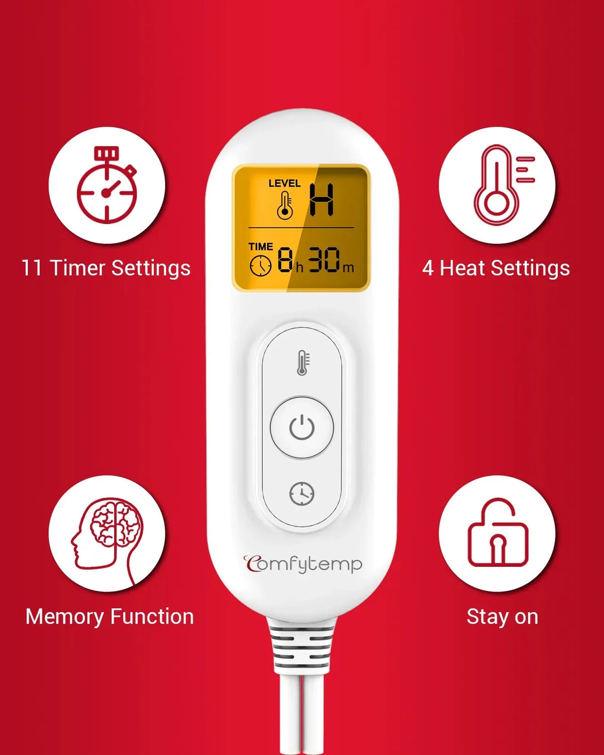 12V/24V Car Electric Blanket for Back