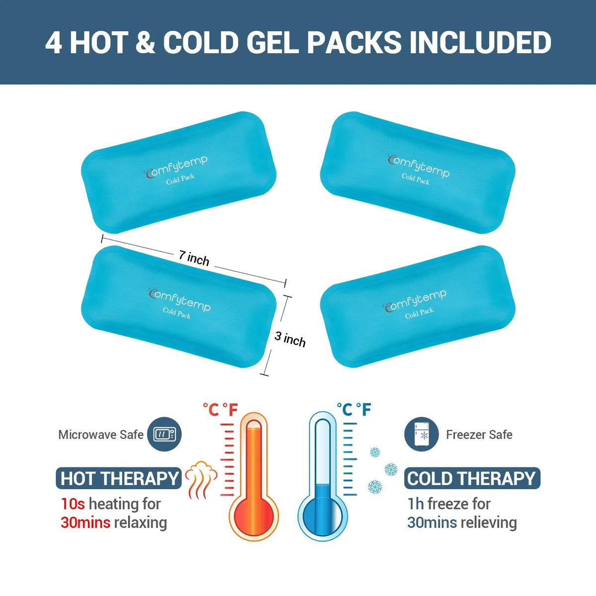 Hot and Cold Gel Pack For Face