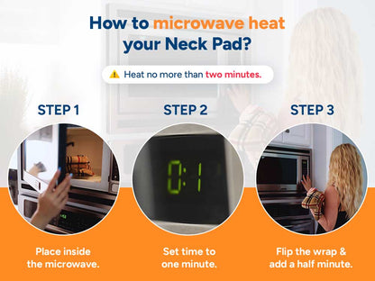 Hands-free Microwave Neck Heating Pad, London Plaid