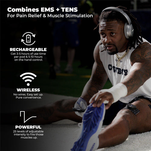 PRO Wireless Muscle Stimulator with TENS + EMS