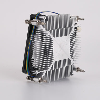 1U ultra-thin cpu radiator desktop computer all-in-one silent hydraulic cpu fan heat sink 1155/1151 - image 3