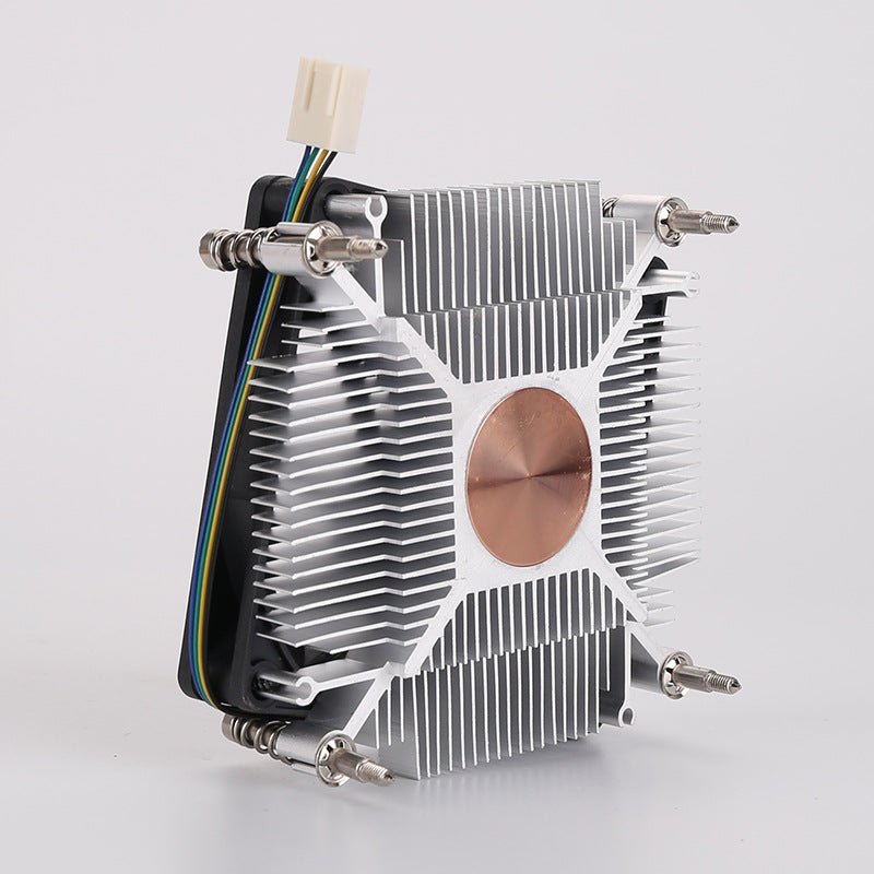 1U ultra-thin cpu radiator desktop computer all-in-one silent hydraulic cpu fan heat sink 1155/1151 - image 4