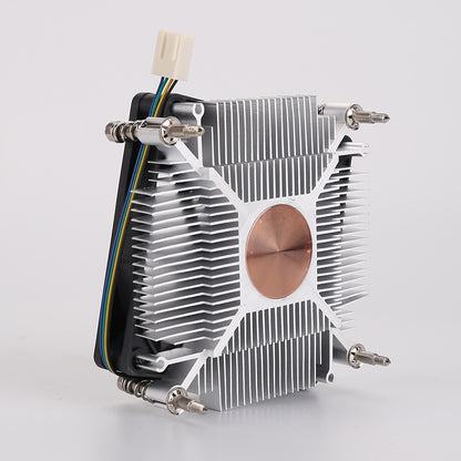 1U ultra-thin cpu radiator desktop computer all-in-one silent hydraulic cpu fan heat sink 1155/1151 - image 4