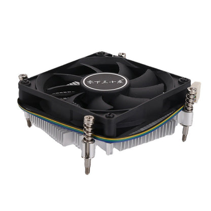 1U ultra-thin cpu radiator desktop computer all-in-one silent hydraulic cpu fan heat sink 1155/1151 - image 5