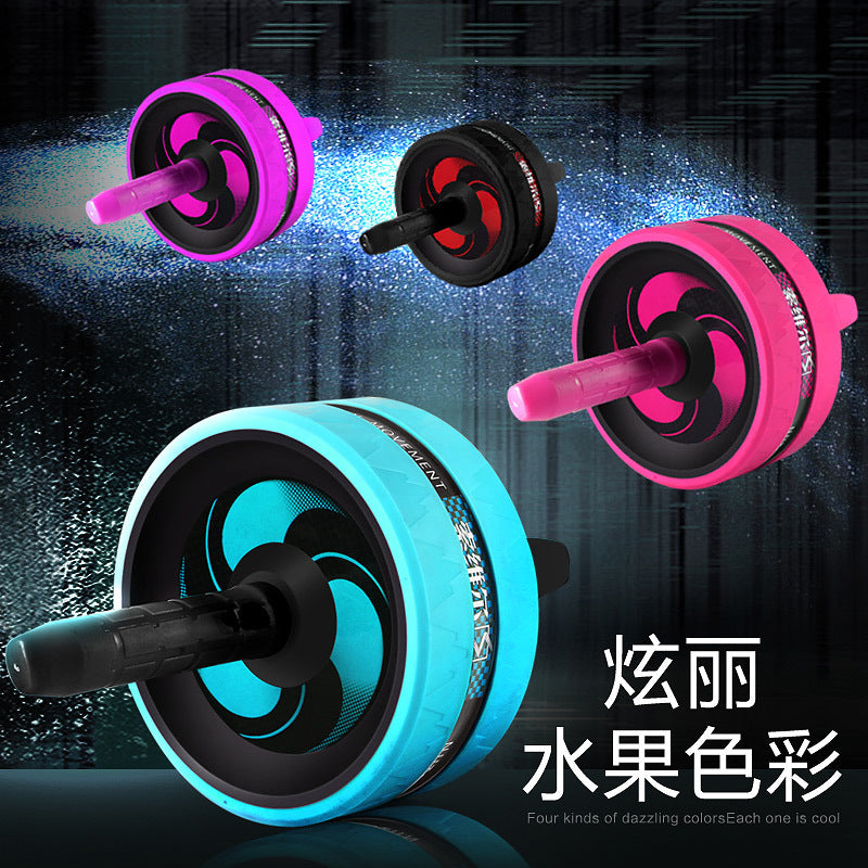 Silent Abdominal Muscle Wheel Fitness Equipment Sports Giant Wheel Abdominal Tightening Abdominal Muscle Training Abdominal Muscle Roller Belly Reduction Abdominal Wheel - image 3