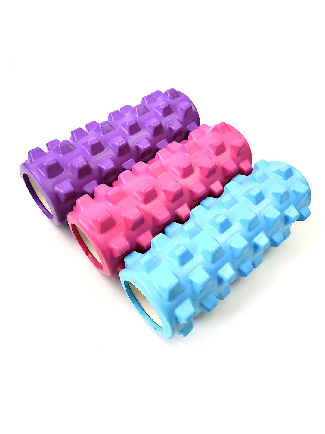 33CM hollow EVA foam shaft men's and women's fitness massage mace muscle relaxation langya roller yoga column - image 4