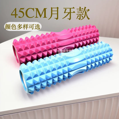 45cm hollow yoga column EVA extended foam shaft muscle relaxation roller sports fitness Mace massage stick - image 3