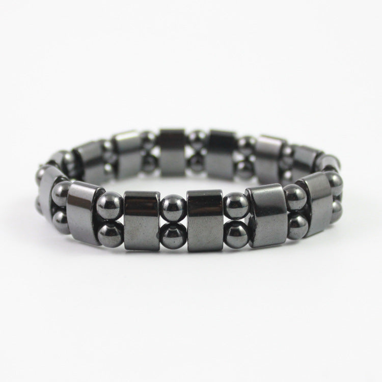 Cross-border Amazon Magnetic Bracelet Health Care Brazil Black Gallstone Magnetic Therapy Bracelet Health Care Couple Male Gift - image 4