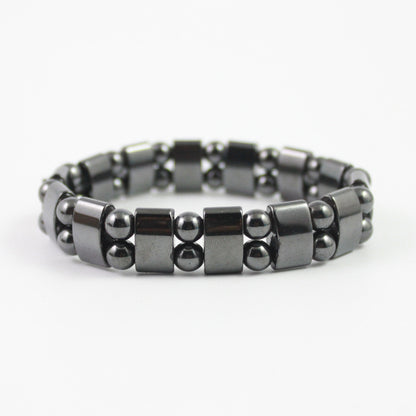 Cross-border Amazon Magnetic Bracelet Health Care Brazil Black Gallstone Magnetic Therapy Bracelet Health Care Couple Male Gift - image 4