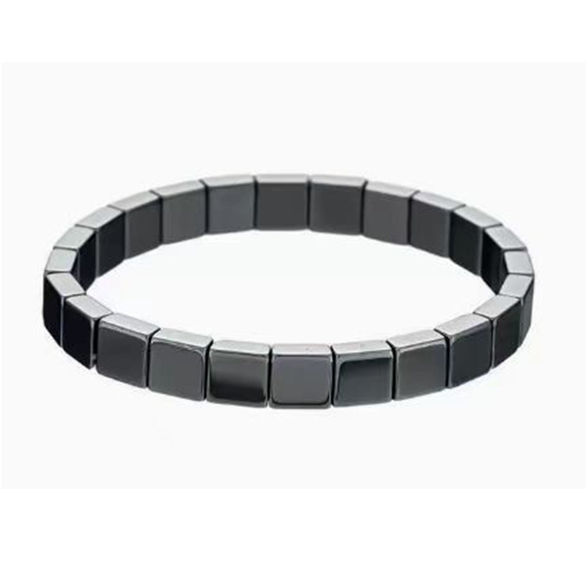 Cross-border Amazon Magnetic Bracelet Health Care Brazil Black Gallstone Magnetic Therapy Bracelet Health Care Couple Male Gift - image 5