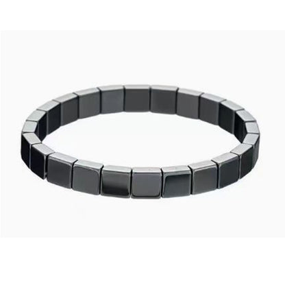Cross-border Amazon Magnetic Bracelet Health Care Brazil Black Gallstone Magnetic Therapy Bracelet Health Care Couple Male Gift - image 5