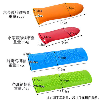 Factory Direct Supply of Silicone Pot Handle Cover, Heat-Insulating, Non-Slip, Anti-Scalding Pot Handle Cover, Silicone Pot Ear Clip Cover, Flame Retardant and - image 3