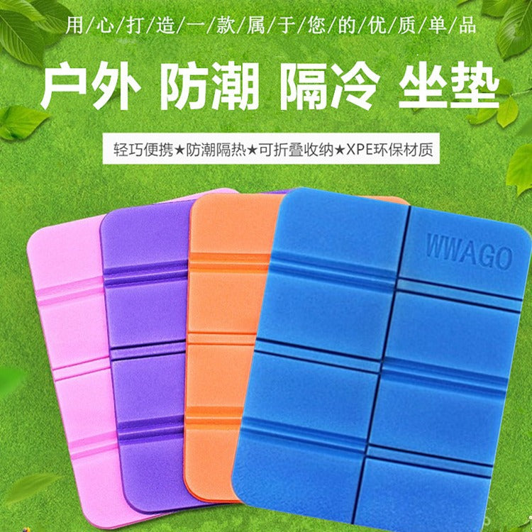 Wholesale portable foam mat Park moisture-proof cushion beach mat outdoor supplies waterproof heat insulation lightweight folding mat - image 2