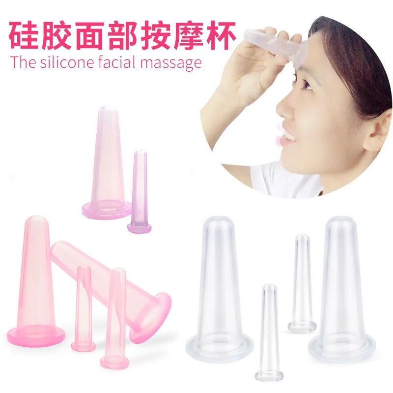 Transparent Food-Grade Silicone Cupping Set, Cupping Tool, Massage Cup, Moisture-Absorbing Cup, Vacuum Cupping Device - image 3