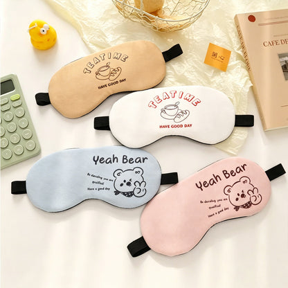 Eye mask sleep eye mask shading ice compress eye mask independent cute cartoon Student Ice bag eye fatigue eye mask - image 3