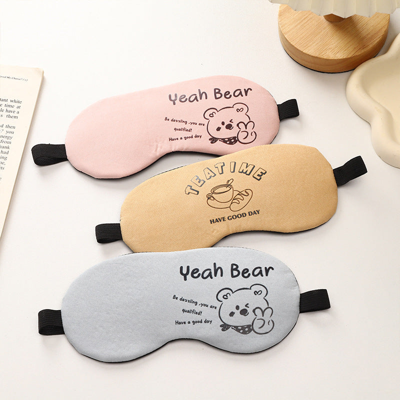 Eye mask sleep eye mask shading ice compress eye mask independent cute cartoon Student Ice bag eye fatigue eye mask - image 4