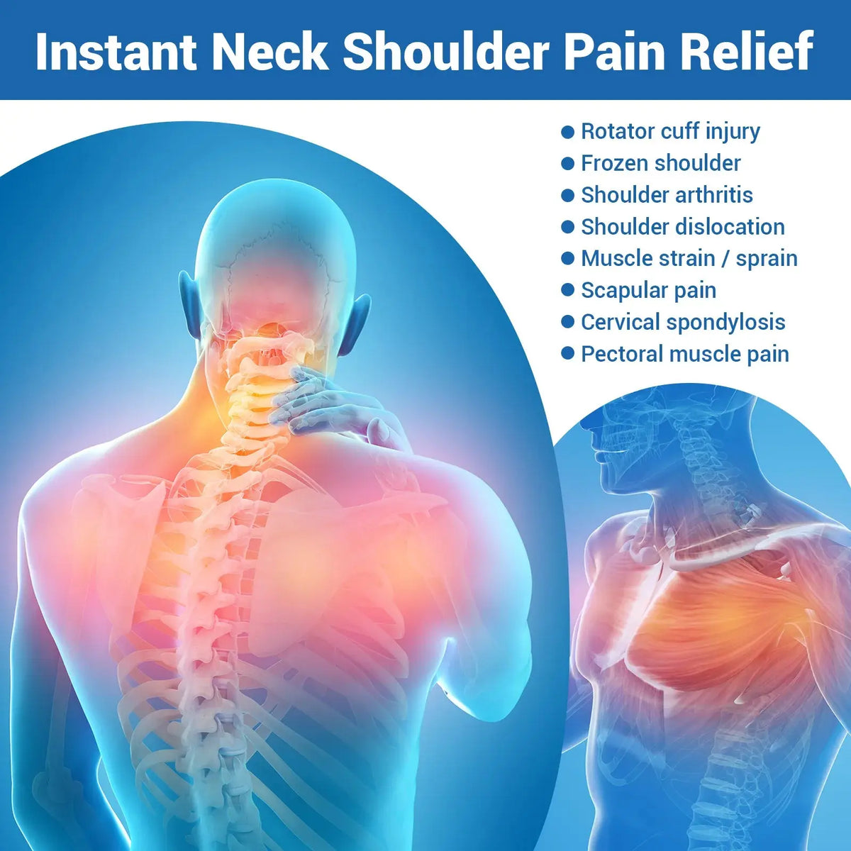Hot and Cold Gel Pack Wrap For Neck & Shoulder