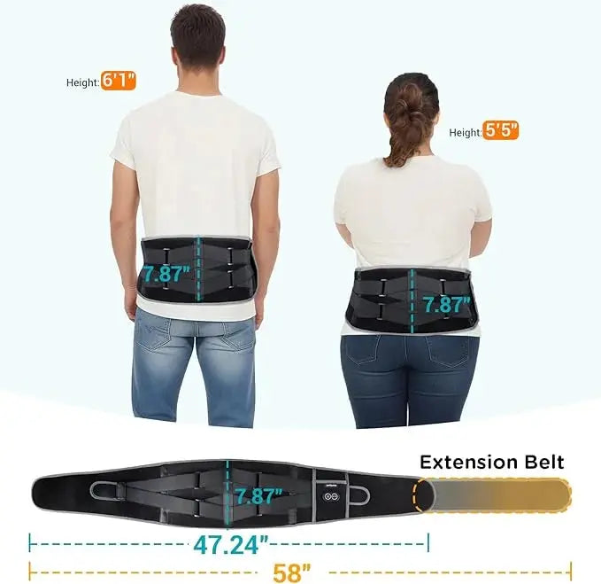 Cordless XL Heating Pad with Massager