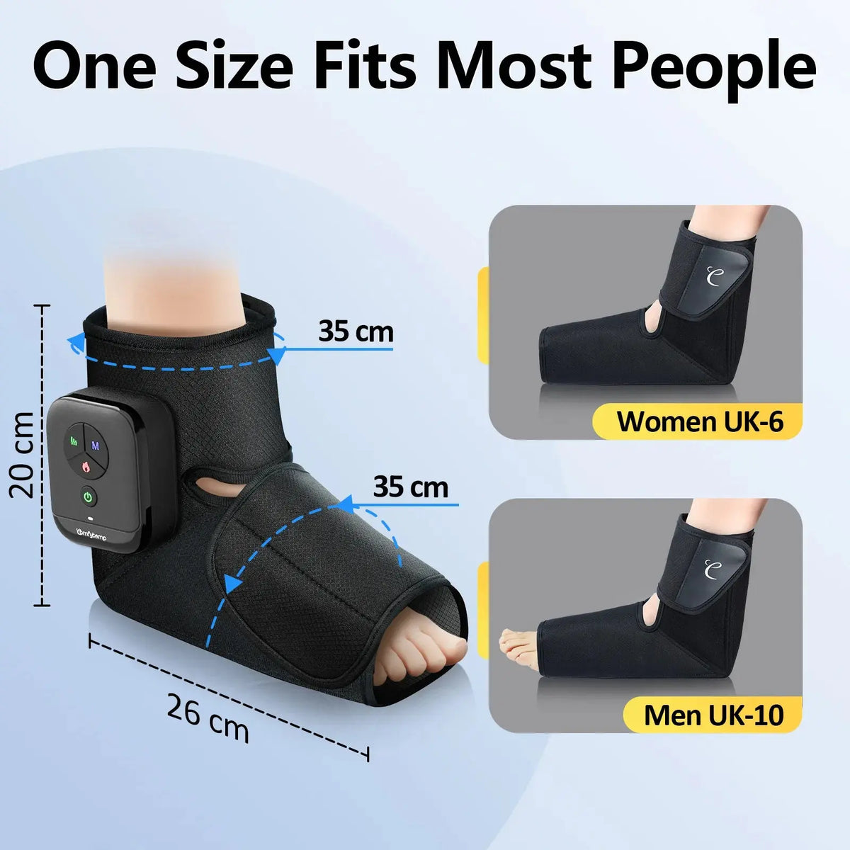 Portable Air Compression Foot Massager with Heat