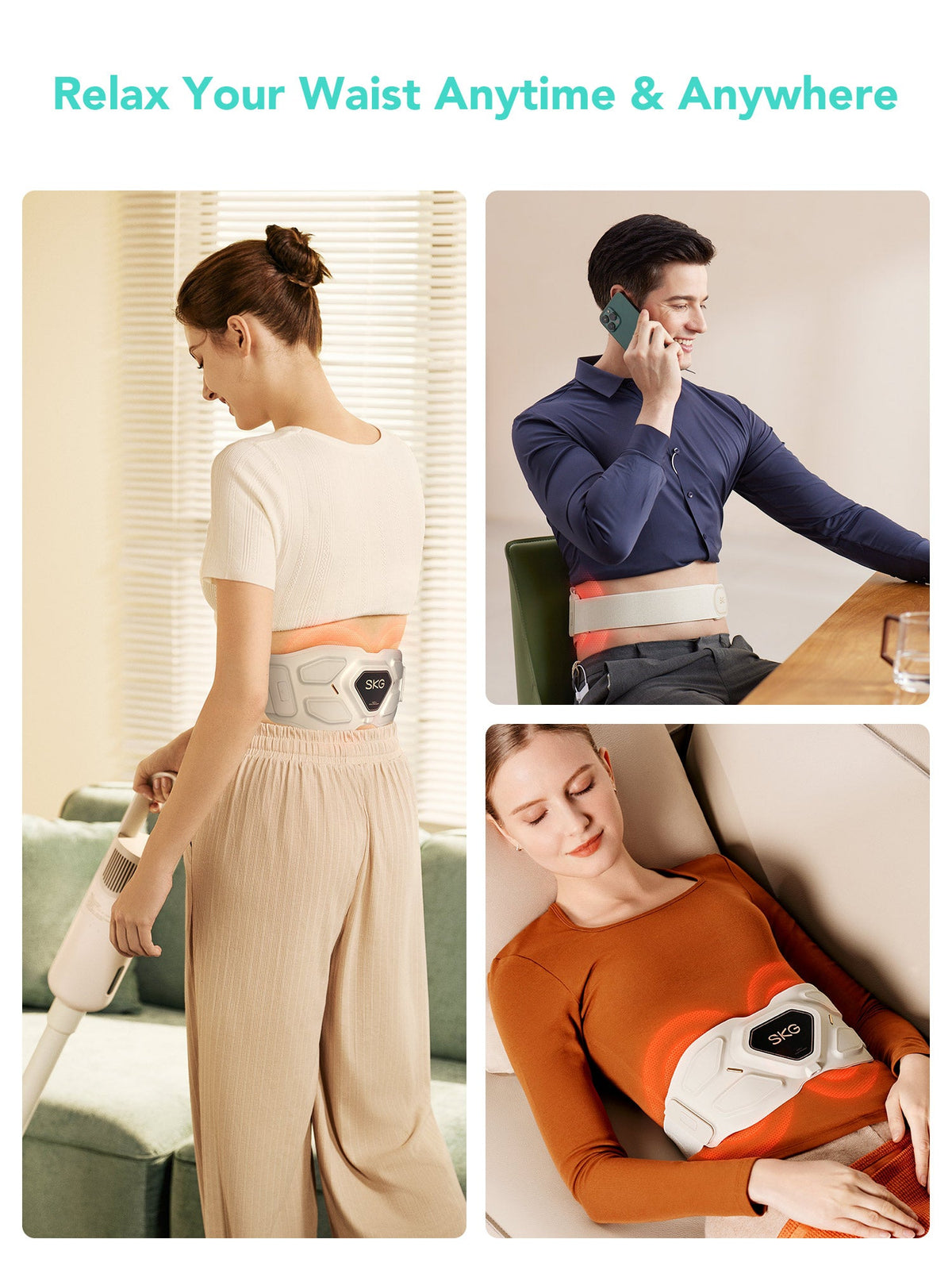 SKG W9 Pro Lower Back  Massager