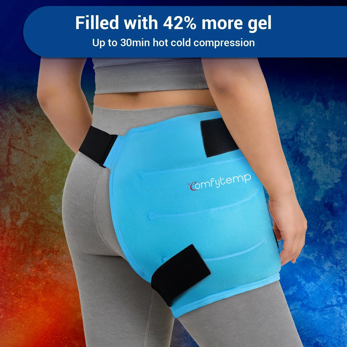 Hot and Cold Gel Pack Wrap For Hip
