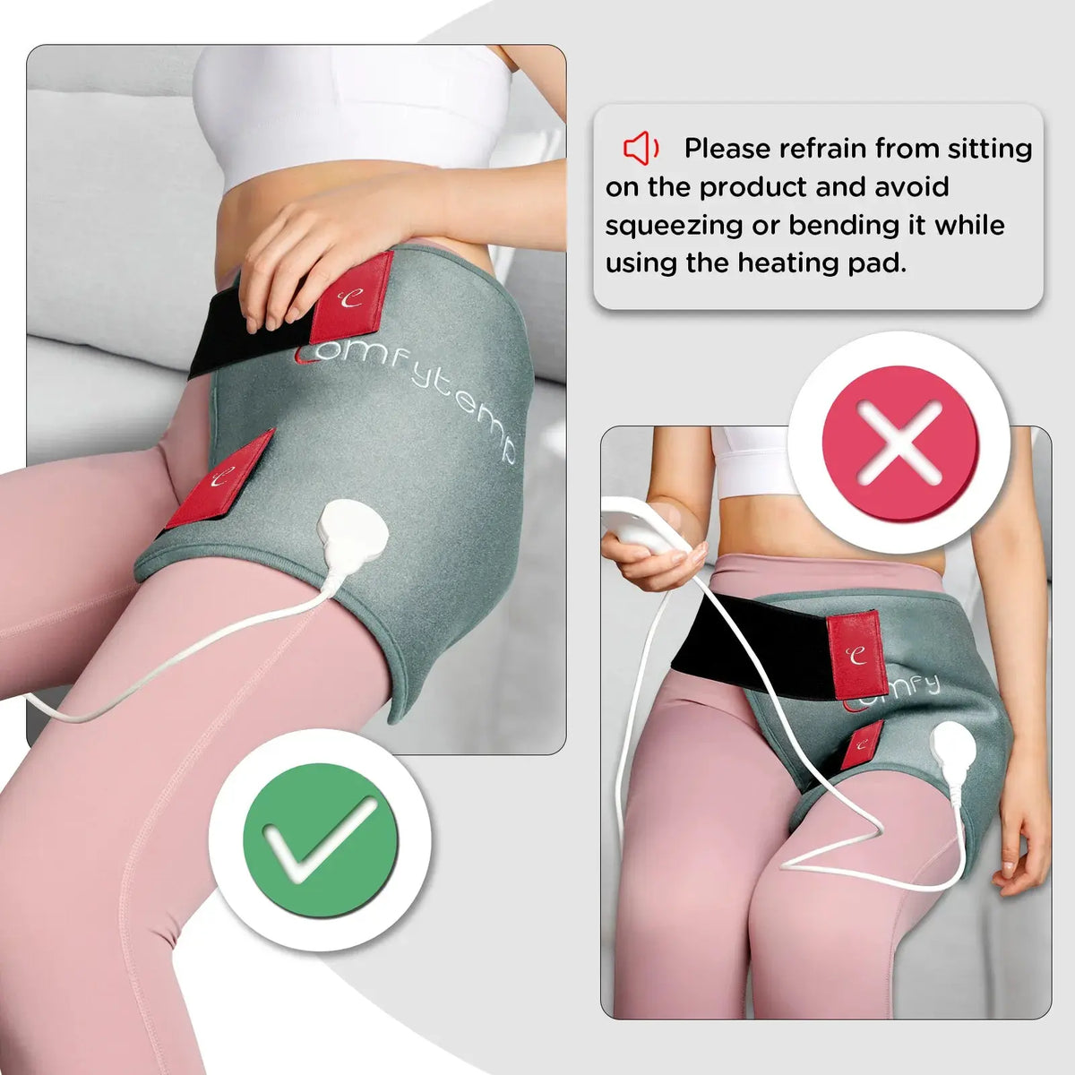 Wearable Heating Pad For Hip Sciatica