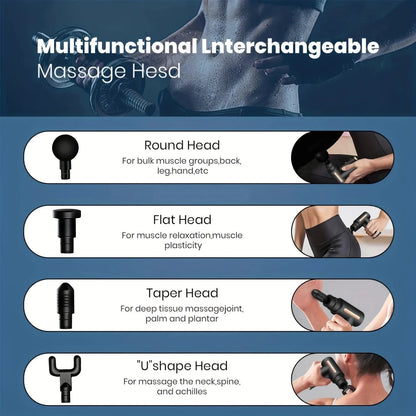 Massage Gun For Deep Muscle Relaxation, Neck Massage, Electric Fitness…
