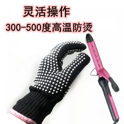 Hairdressing anti-scald high temperature gloves hairdressing gloves dispensing heat insulation splint accessories gloves manufacturers wholesale - image 2