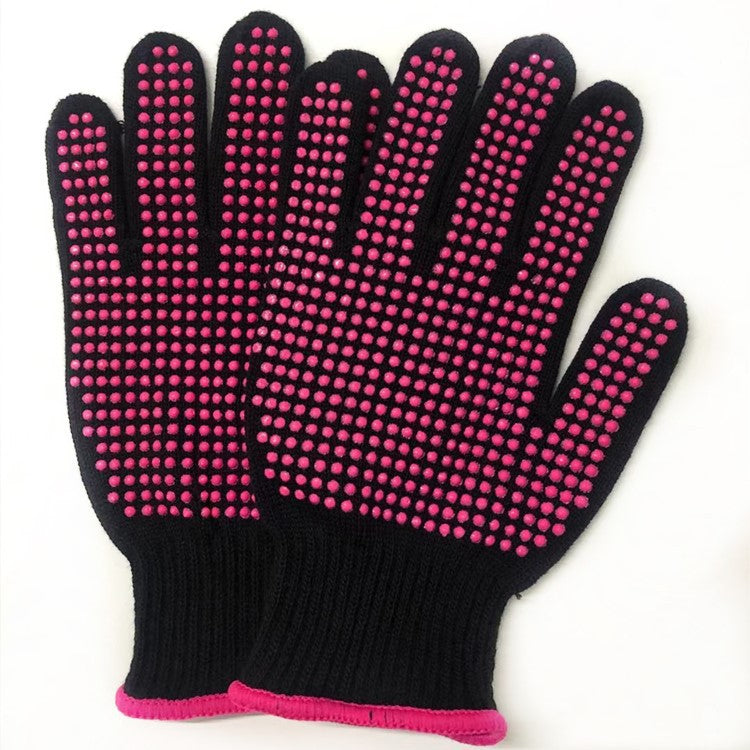 Hairdressing anti-scald high temperature gloves hairdressing gloves dispensing heat insulation splint accessories gloves manufacturers wholesale - image 3