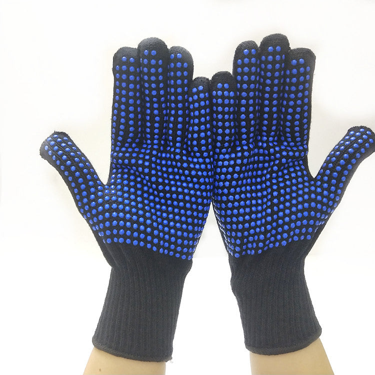 Hairdressing anti-scald high temperature gloves hairdressing gloves dispensing heat insulation splint accessories gloves manufacturers wholesale - image 4