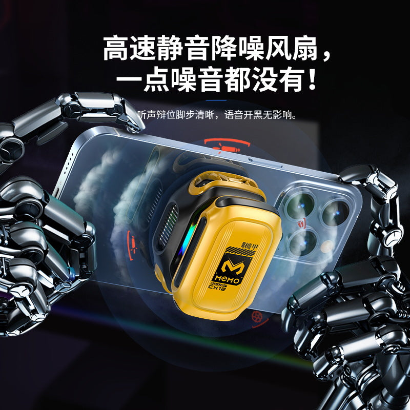 New mobile phone radiator semiconductor frozen heat dissipation magnetic suction back clip digital display AI intelligent temperature control radiator wholesale - image 5