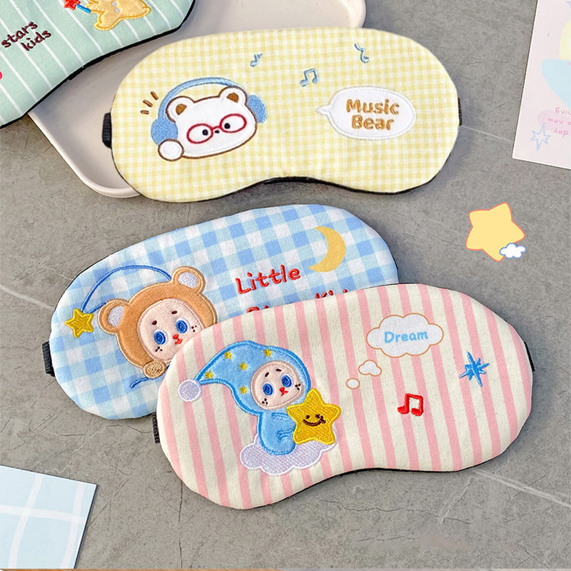 New Cartoon Sleep Blackout Eye Mask, Cute Ice Pack for Men and Women, Ice Compress to Relieve Eye Fatigue, Student Lunch Break Eye Mask - image 3