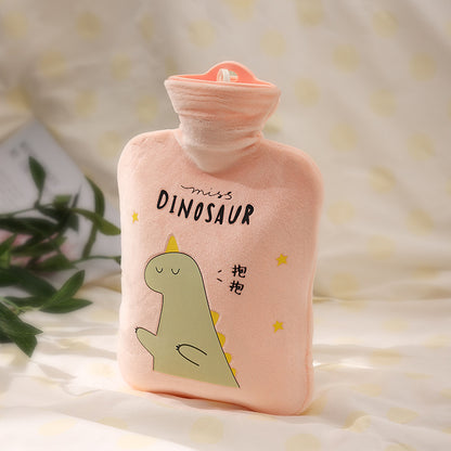 Hot Water Bottle Filled with Water, Old-Fashioned Thickened Hot Compress Plush Warm Hand Warmer, Cute Belly Warmer, Explosion-Proof Hot Water Bottle Wholesale - image 4