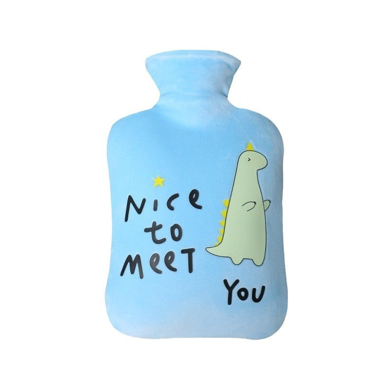 Hot Water Bottle Filled with Water, Old-Fashioned Thickened Hot Compress Plush Warm Hand Warmer, Cute Belly Warmer, Explosion-Proof Hot Water Bottle Wholesale - image 5
